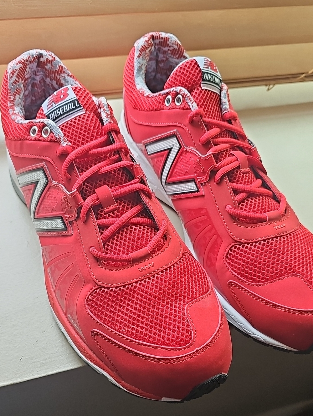 New Balance Red Men's Athletic Sneakers